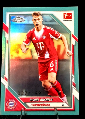 2025-26 Topps Chrome  Joshua Kimmich  Aqua  refractor  /199  Bayern