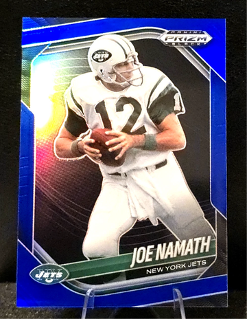 2025 PRIZM BLACK  Joe Namath #106  Blue Prizm  /199  JETS