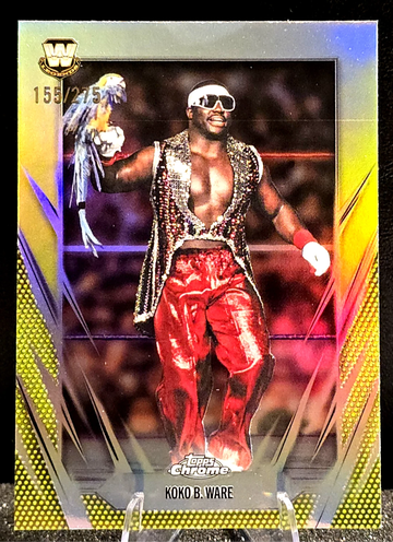 2026 Topps Chrome WWE  Koko B. Ware  Yellow Refractor  /275