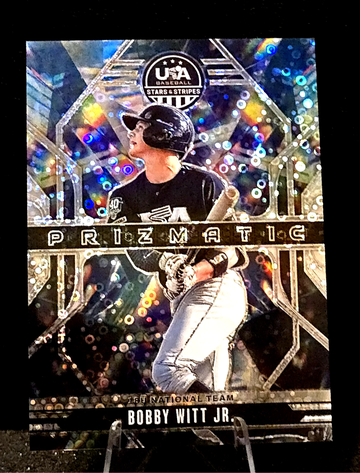 2025 Stars And Stripes USA Baseball  Bobby Witt Jr  Prizmatic  Disco  Royals