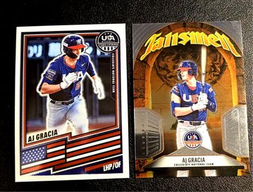 AJ Garcia 2026 Panini Stars & Stripes  Tallismem & Base  Virginia 