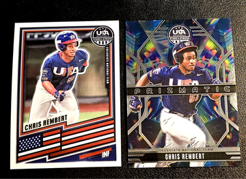 Chris Rembert  2026 Stars & Stripes USA  Prizmatic & Base  Auburn Tigers