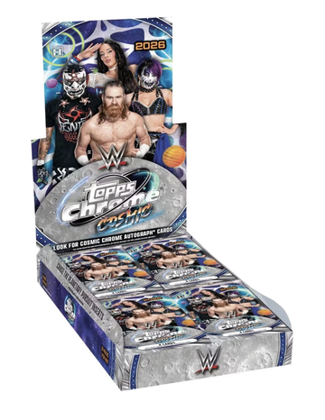 2026 Topps Cosmic Chrome WWE - Hobby Box In hand ready to ship