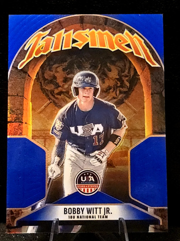 2026 Panini Stars & Stripes Prizm  Bobby Witt Jr.  Talismen  /99  Blue  Royals
