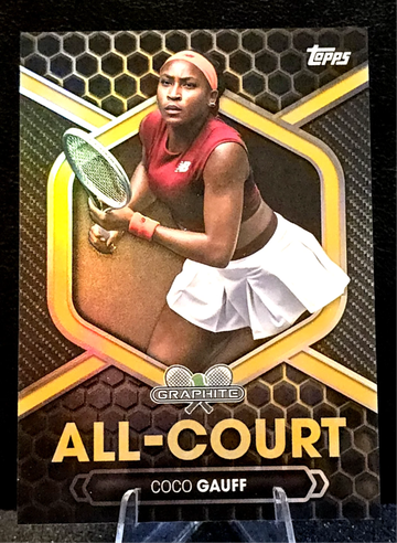 2026 Topps Graphite Tennis  Gold All-Court  /25  Coco Gauff  #AC-1 