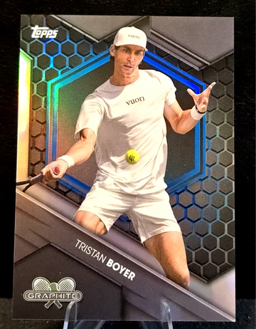 Tristan Boyer  2026 Topps Graphite Tennis #9  BLUE REFRACTOR  /50