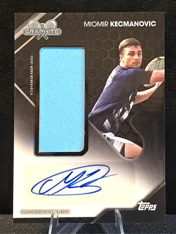 2026 Topps Graphite  Miomir Kecmanovic  Event Worn Relic  Auto