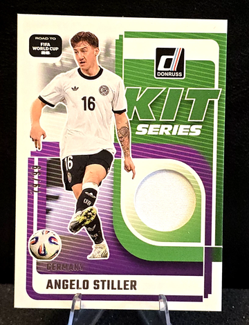 2025-26 Donruss Road to FIFA  KIT Series  PATCH  Angelo Stiller  SILVER  /99  Germany