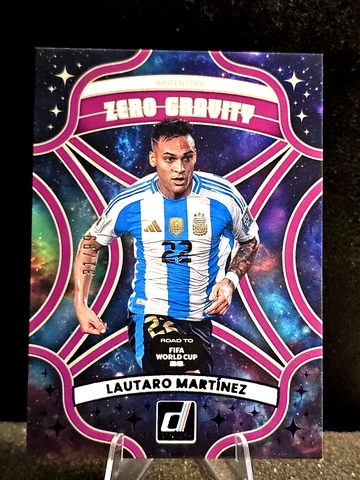 2025-26 Donruss  FIFA World Cup  LAUTARO MARTINEZ  Purple  Zero Gravity  /99  Argentina