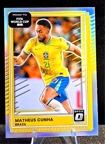 2025-26 Donruss  Road To FIFA World Cup  Brazil  Matheus Cunha  Optic Holo