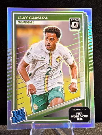 2025-26 Donruss FIFA World Cup OPTIC CHROME Rated Rookie Ilay Camara Senegal