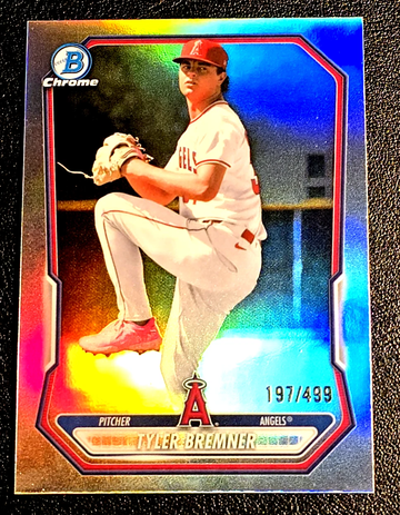 2026 Bowman Chrome  Tyler Bremner  Refractor  /499  Angels 