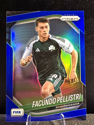 2025-26 Panini Prizm FIFA  Facundo Pellistri  Blue Prizm  /199  Panathinaikos