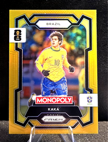 2026 Panini Prizm  Monopoly  FIFA World Cup  KAKA   TRUE GOLD  49/49  Brazil  BOOKEND