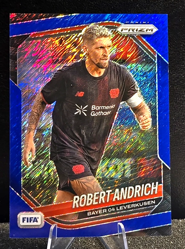 2025-26 Prizm FIFA  BLUE SHIMMER FOTL  5/5  Robert Andrich  Bayer Leverkusen