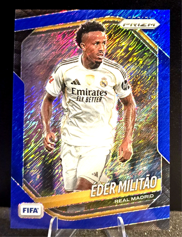 2025-2026 Prizm FIFA  Eder Militao  BLUE SHIMMER FOTL  /5  Real Madrid