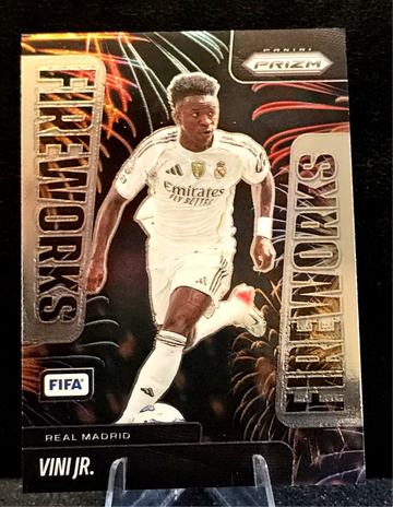 2025-26 Prizm FIFA  Vini Jr.  Fireworks  Real Madrid #15