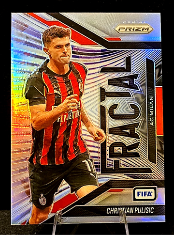 2025-26 Panini Prizm FIFA  Christian Pulisic  FRACTAL  SILVER PRIZM  AC Milan