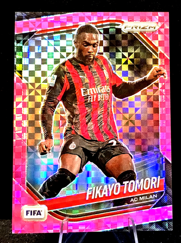 2025-26 Panini Prizm FIFA Soccer  Fikayo Tomori #31  Pink Power Prizm  /75  AC Milan