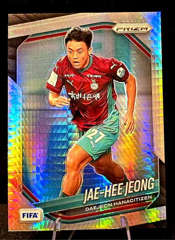 2025-26 Panini Prizm FIFA  Jae-Hee Jeong  Hyper Prizm Daejeon Hanacitizen