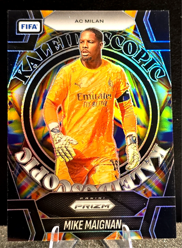 2025-26 Prizm FIFA  Mike Maignan  Kaleidoscopic  TRUE BLACK PRIZM  1/1  AC Milan
