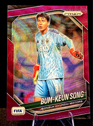 2025-26 Prizm FIFA  Bum-Keun Song #195  Purple Wave  /49  Jeonbuk