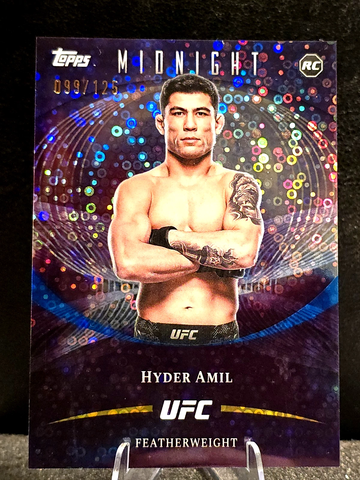 2026 Topps Midnight UFC  Hyder Amil  Rookie  Morning  /125  RC