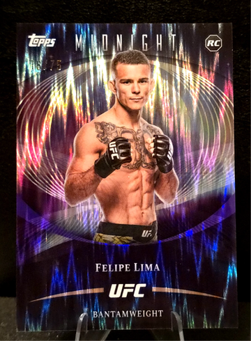 2026 Topps Midnight UFC  Felipe Lima  Dusk Parallel  /75  Rookie RC 