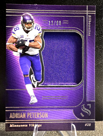 ADRIAN PETERSON  2025 Silhouette #SS-APN  Jumbo Jersey SP  /99  Vikings