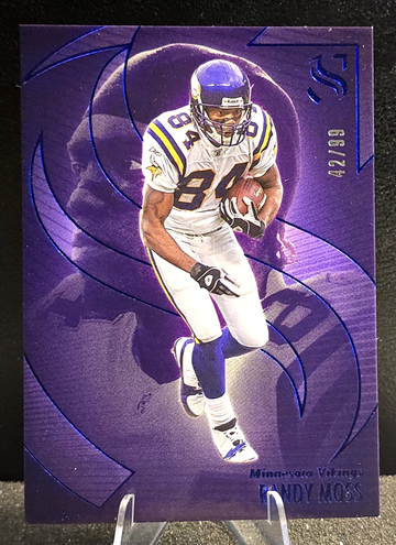 2025 Panini Silhouette  Randy Moss   Blue  /99  Minnesota Vikings #59