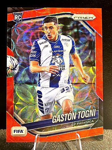 2025-26 Panini Prizm FIFA  Gaston Togni  Pachuca RC  RED CHOICE  /88  Rookie