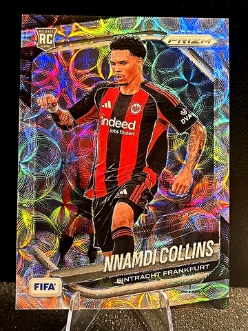 Panini Prizm FIFA 2025-26  Nnamdi Collins #293   Silver CHOICE  Frankfurt RC 