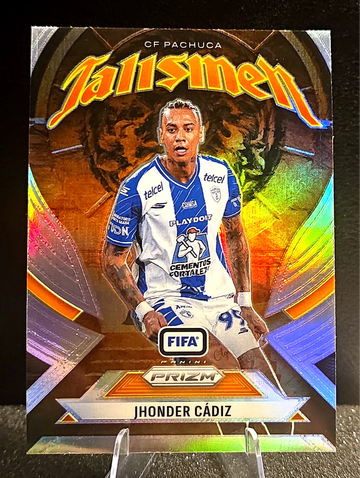 2025-26 Panini Prizm Fifa  Jhonder Cadiz  Talismen  Silver Prizm  CF Pachuca