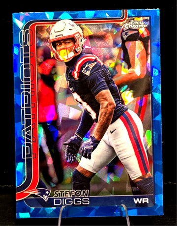 2025 Topps Chrome SAPPHIRE  Stefon Diggs #205  PATRIOTS