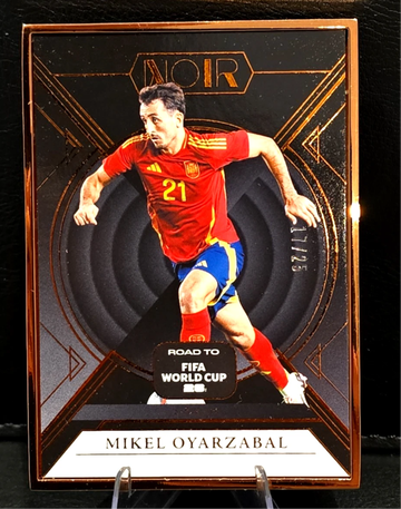 2025-26 Panini Noir FIFA World Cup  Mikel Oyarzabal  Bronze Frame  /25  Spain 