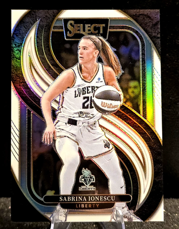 2025 WNBA Select  Sabrina Ionescu #108  Premier  White Prizm  /99  Liberty