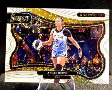 2025 Panini Select WNBA  Angel Reese  Snapshots #1  White Disco  /75  Sky Dream