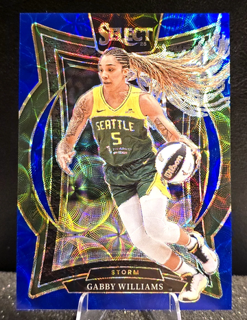2025 Panini Select WNBA  GABBY WILLIAMS  BLUE SCOPE PRIZM  STORM  /199  #27