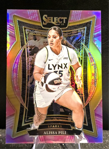 Panini 2025 Select  Pink Camo Prizm  Alissa Pili #65  Los Angeles Sparks /175