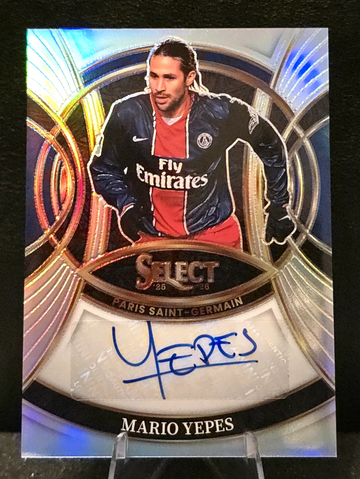 Mario Yepes  Ligue 1 Panini Select 2025-26  Auto  Silver Prizm  PSG