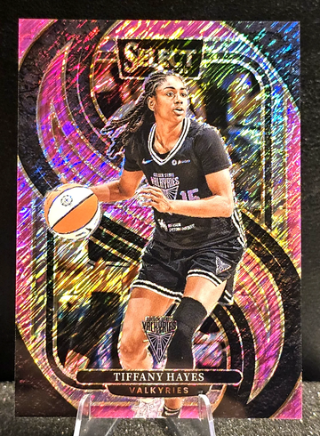 2025 Panini Select WNBA #109  Tiffany Hayes  Pink Shimmer Prizm FOTL  3/3  Valkyries