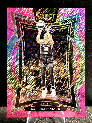 2025 Panini Select WNBA #98  Sabrina Ionescu  Pink Shimmer Prizm FOTL  1/3  Liberty