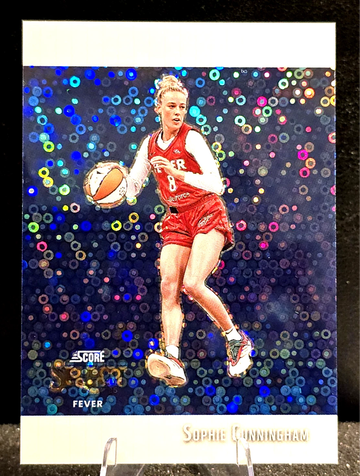 Wnba 2025 Select  Sophie Cunningham  Score Throwback  White disco  /75  FEVER 