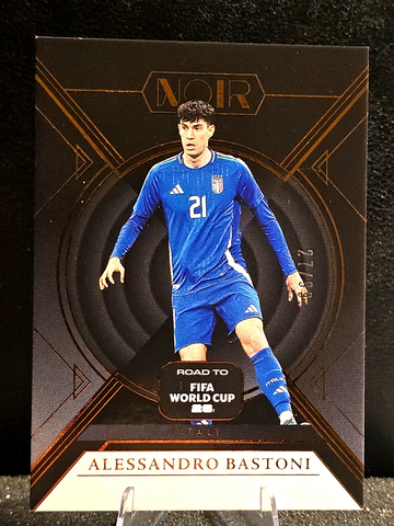 2025-26 Panini Noir  Road To Fifa World Cup  Alessandro Bastoni  Bronze  /99  Italy