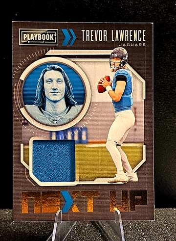 2021 Panini Playbook  Trevor Lawrence  Next Up  Patch  RC  Jaguars