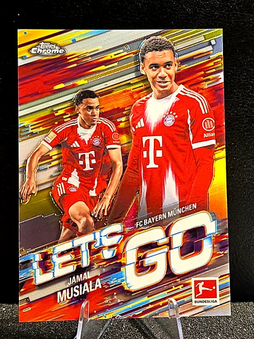 Jamal Musiala  2025-26 Topps Chrome Bundesliga  Let's Go  Bayern Munchen  CASE HIT