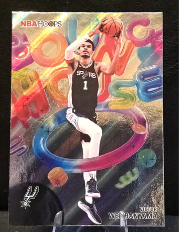 2025-26 NBA HOOPS  Bounce House  Light Burst  Victor Wembanyama