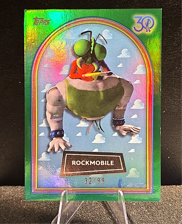 2025 Topps Toy Story 30 Years  Rockmobile  Green Refractor Parallel  /99  #35 Pixar
