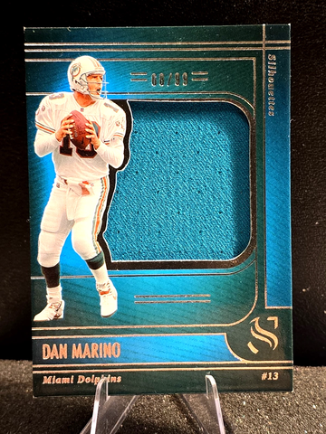 2025 Panini Silhouette  Dan Marino  Player Worn / Used  Jumbo Patch  /99  Dolphins
