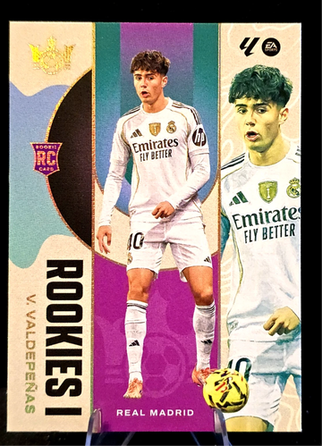2025-26 Pitch Kings  La Liga  Victor Valdepenas  RC Rookies I #1  Real Madrid 
